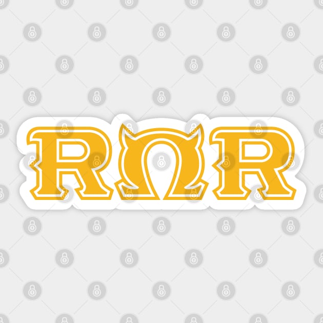 Roar Omega Roar (Monsters U) Sticker by Expandable Studios